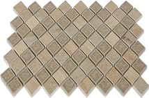 Emperial Roman Desert Tan Diamond Glass Tile