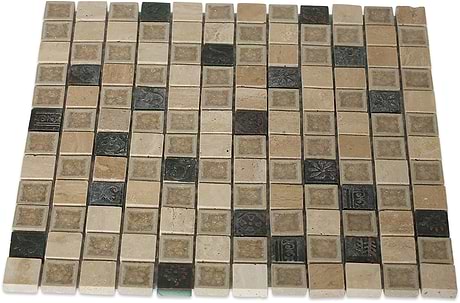 Decorative Marble + Glass Tile for Backsplash,Kitchen Wall,Bathroom Wall,Shower Wall