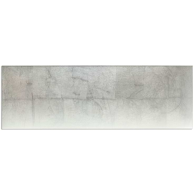 Requiem Silver 10X30 Glass Tile