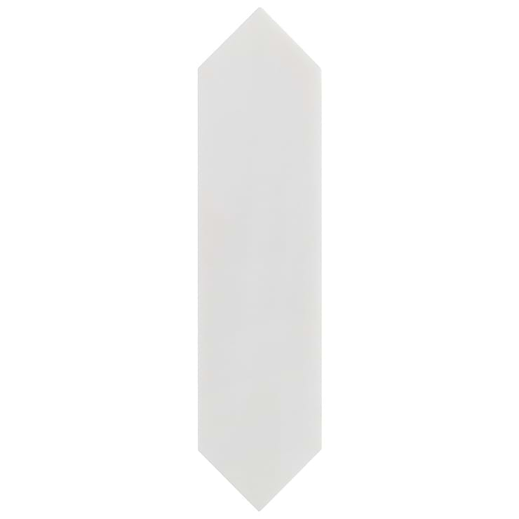 Bianco Dolomite White 3x12 Picket Premium Honed Marble Tile