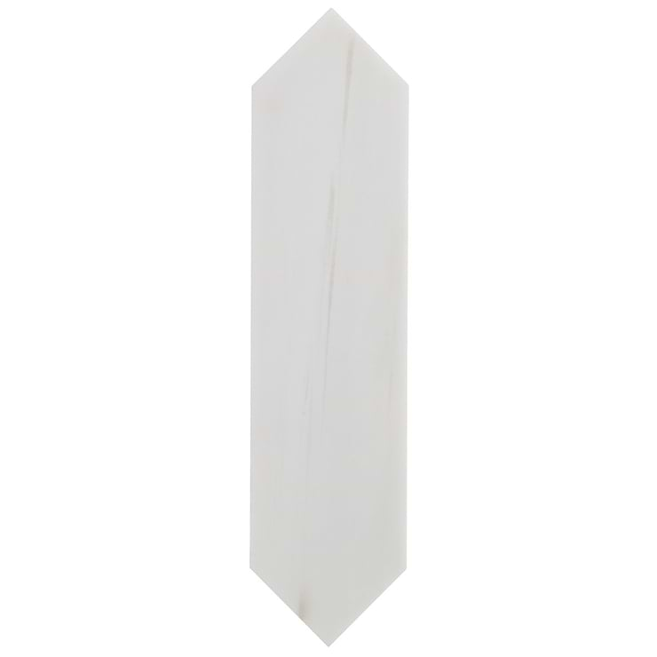 Bianco Dolomite White 3x12 Picket Premium Polished Marble Tile