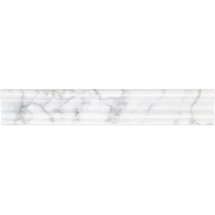 Calacatta Chair Rail Marble Liner