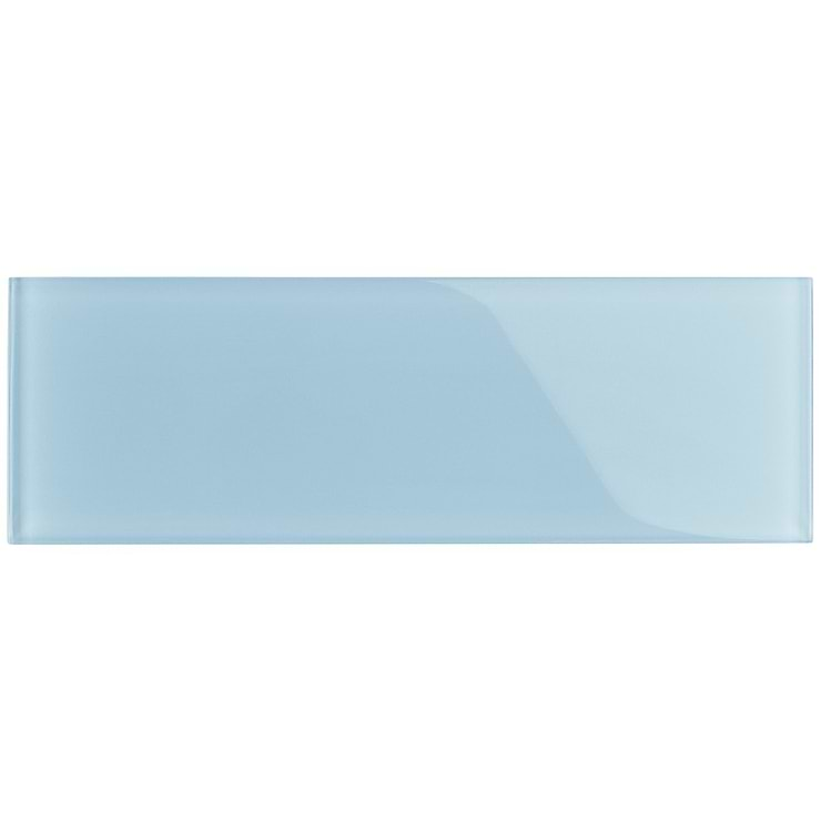 Loft Blue Gray 4x12 Polished Glass Tile