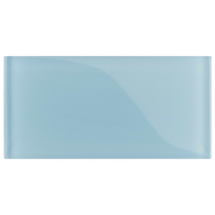 Loft Blue Gray 3x6 Polished Glass Tile