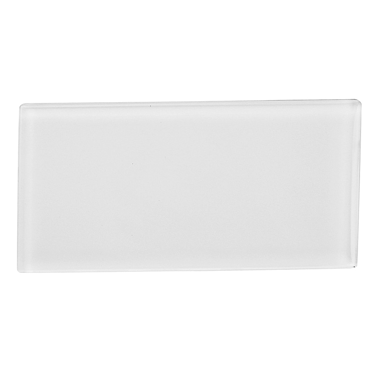 LOFT SUPER WHITE POLISHED 3 X 6" GLASS TILES"_4