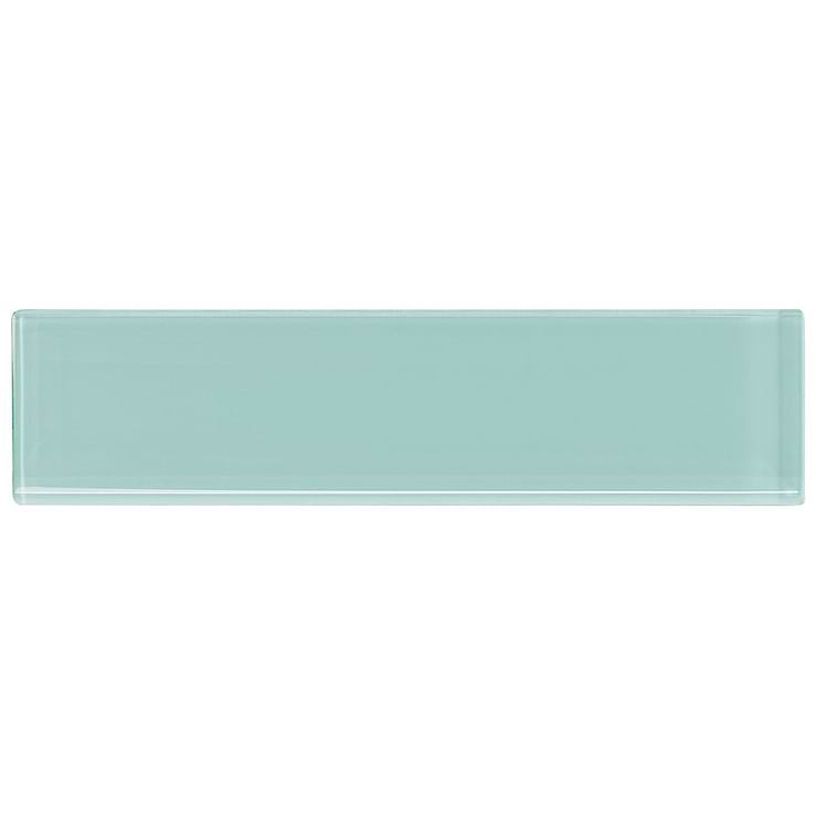 Loft Adriatic Mist 2x8 Polished Glass Subway Wall Tile