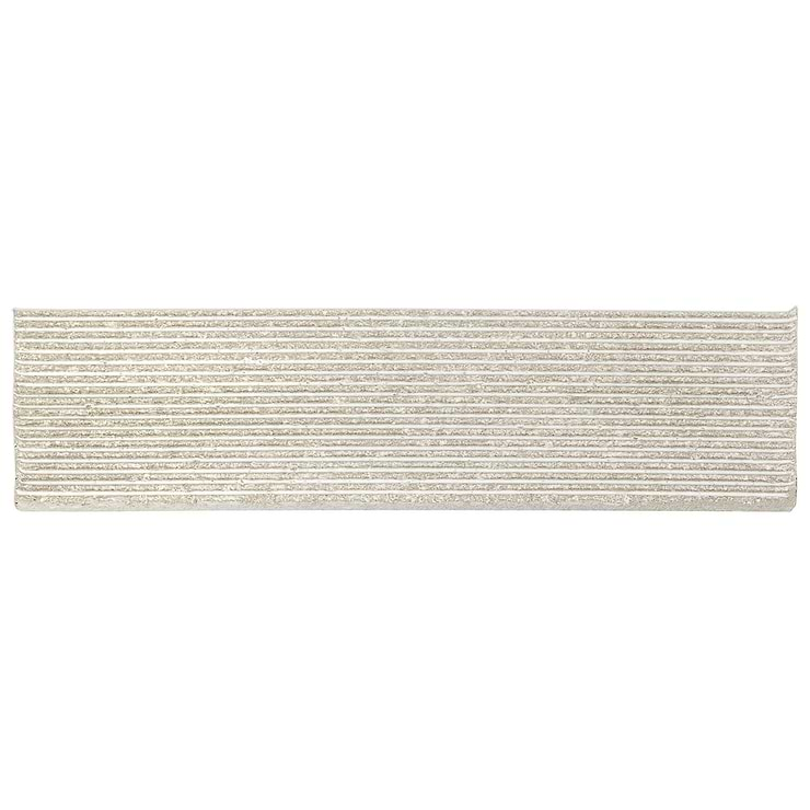 Easton Ridge Matte White 2x9 Clay Tile