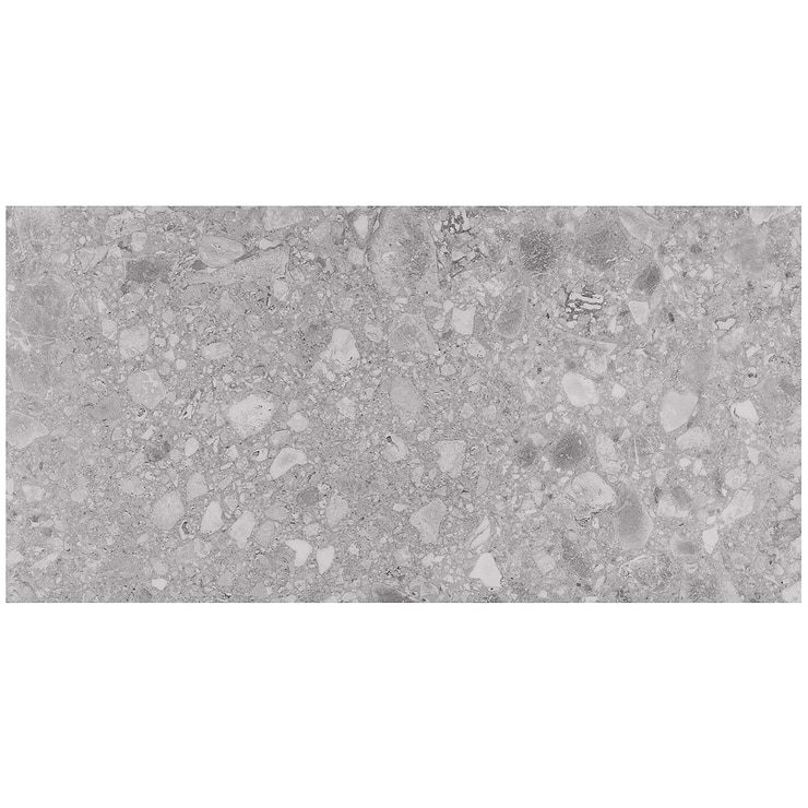 Rizo LVT Earth Gray 12x24 Glue Down Luxury Vinyl Tile 