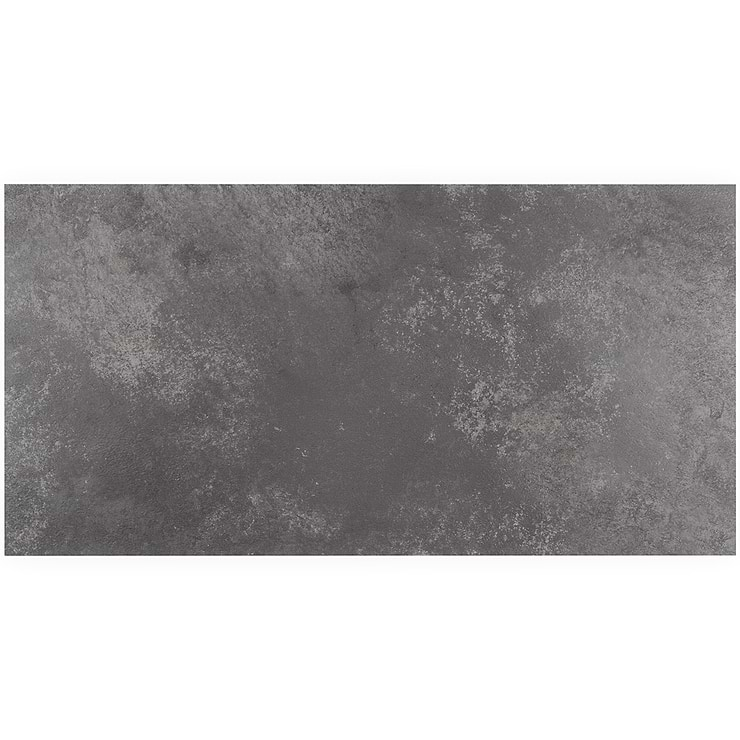 ReNew Metalcrete Charcoal 12mil Wear Layer Glue Down 12x24 Luxury Vinyl Tile