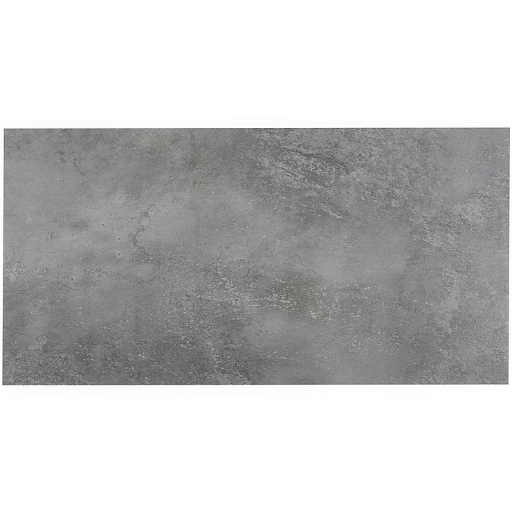 ReNew Metalcrete Pewter 12mil Wear Layer Glue Down 12x24 Luxury Vinyl Tile