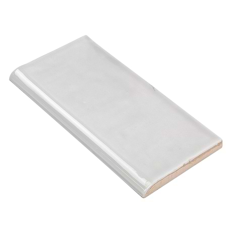 Lancaster Dove 3x6 Ceramic Bullnose