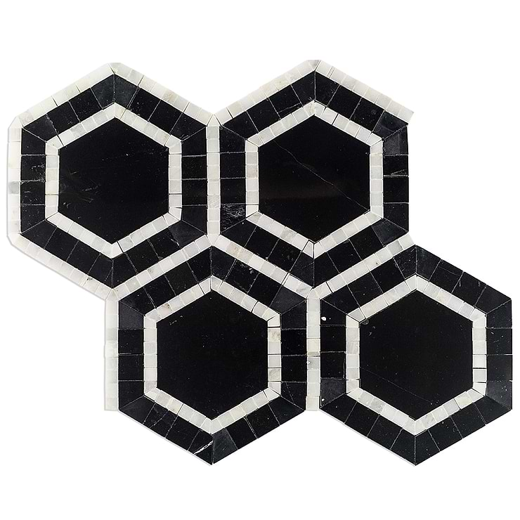 Nova Black Hole Marble Tile