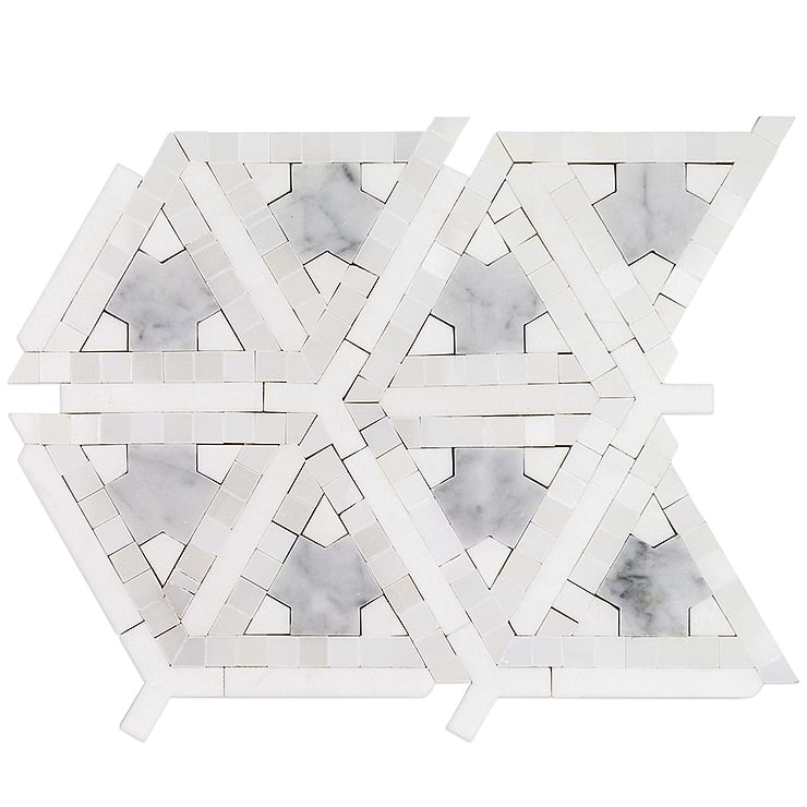 Winter Fresco White Polished Marble Tile