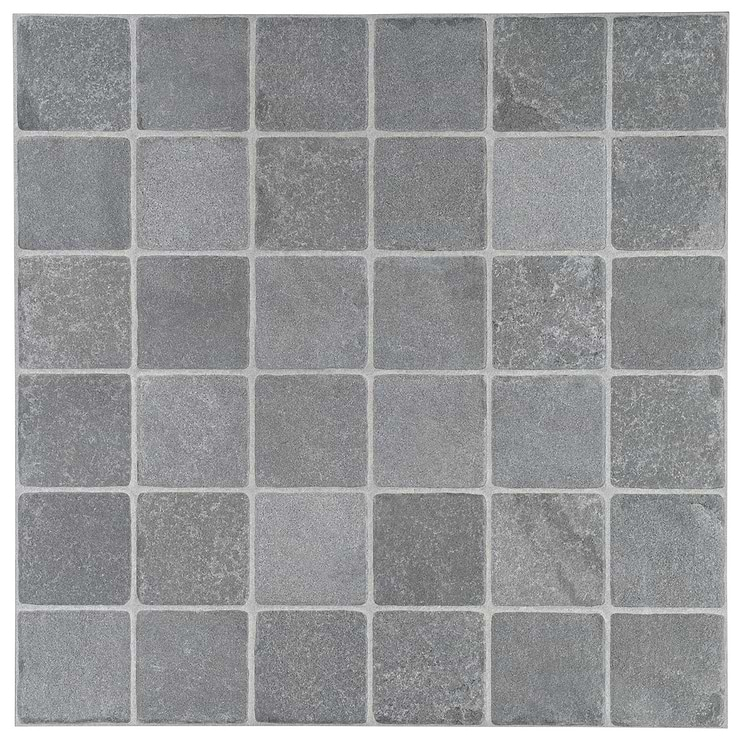 Montrose Bluestone Tumbled Cobble 24x24 Textured Porcelain 2CM Outdoor Paver