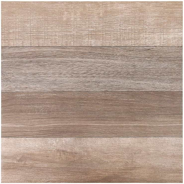 Spruce Wood Walnut 24x24 Textured Wood Look Porcelain 2CM Outdoor Paver