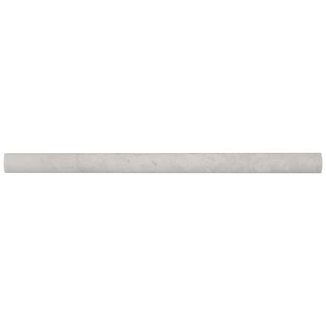 Ice Gray 1x12 Honed Marble Pencil Molding