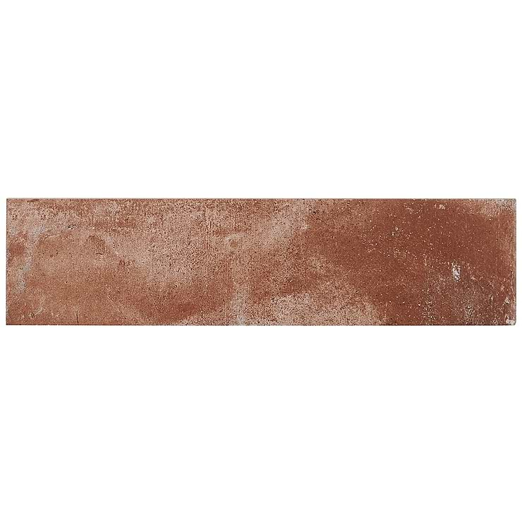 Brick Rustico Rosso Red 3x12 Matte Porcelain Brick Look Tile