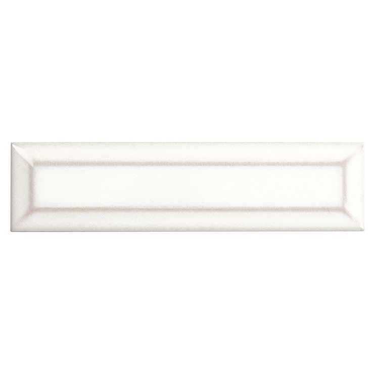 Arctica White 2x8 Beveled Glossy Ceramic Tile