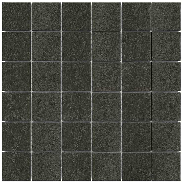Karo Black 2x2 Matte Porcelain Mosaic
