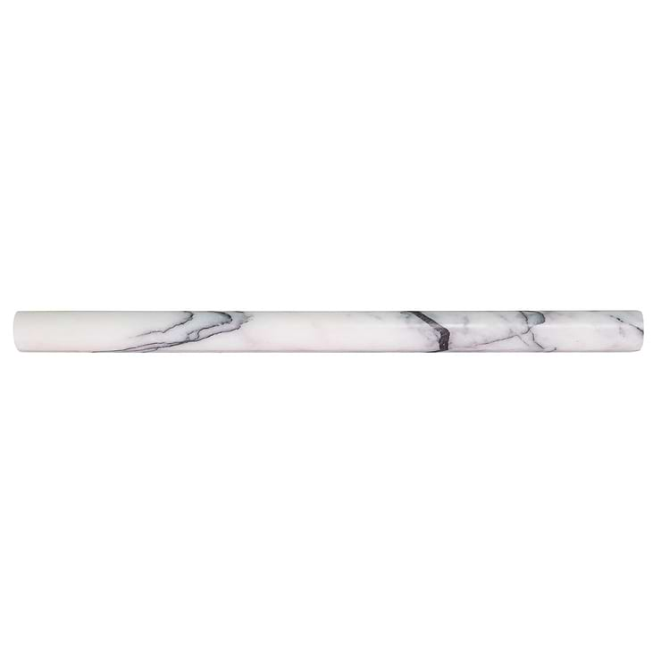 Lilac White 1x12 Honed Pencil Molding