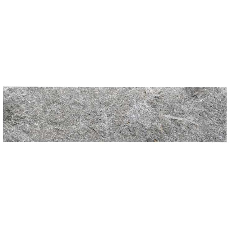 Tundra Gray Splitface 3x12 Textured Limestone Tile