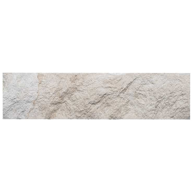 Cream Misto Splitface Rustic Beige 3x12 Textured Marble Tile