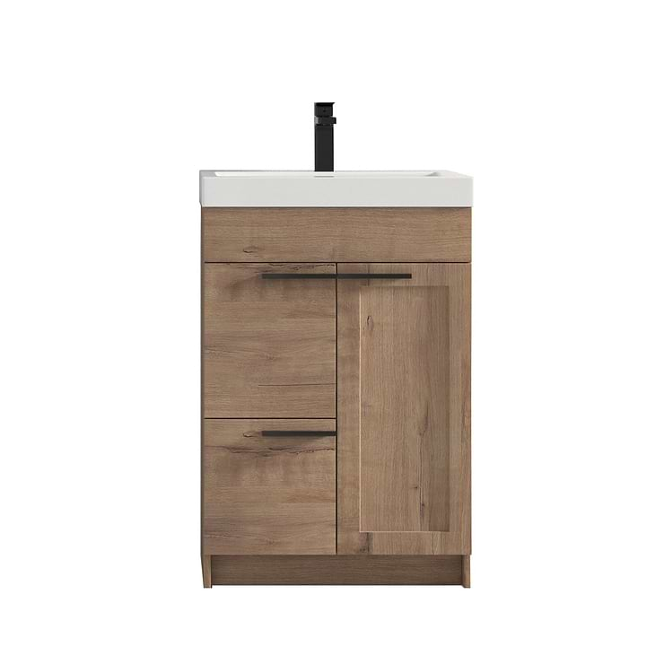 Mona Classic Oak 24'' Vanity with Acrylic Counter