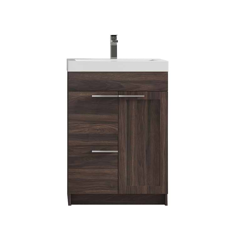 Mona 24" Cali Walnut Vanity And Counter