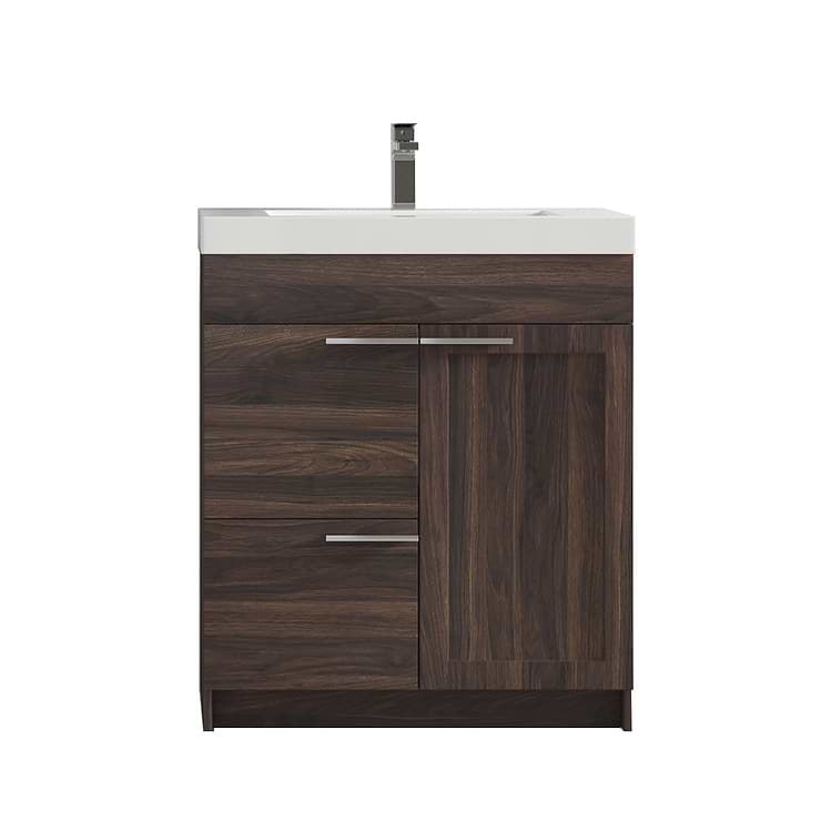 Mona 30" Cali Walnut Vanity And Counter