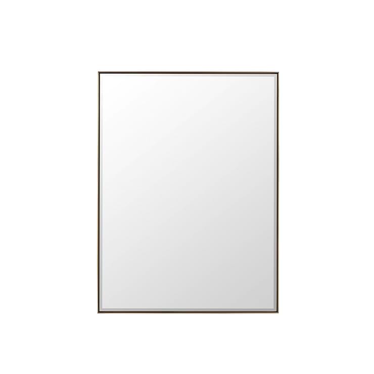 James Martin Vanities Rohe Champagne Brass 30x40" Rectangle Mirror