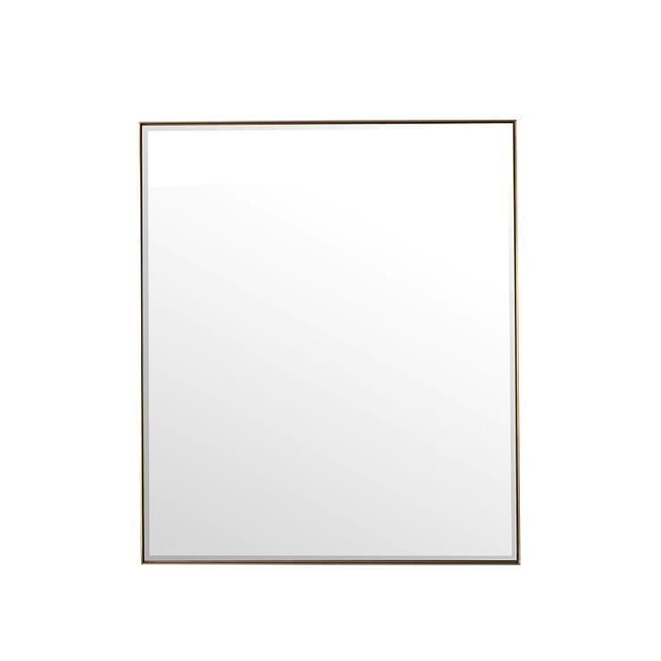 James Martin Vanities Rohe Champagne Brass 36x42" Rectangle Mirror
