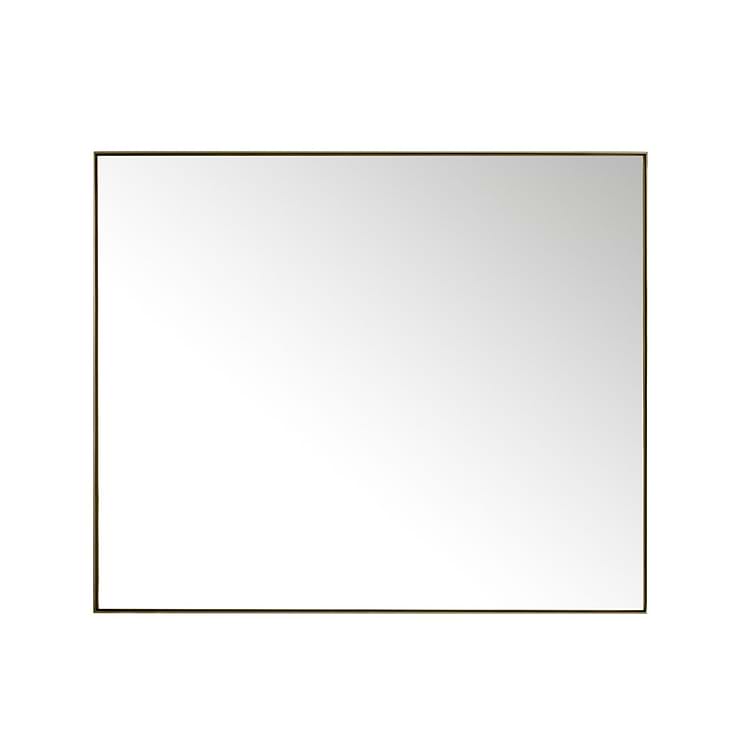 James Martin Vanities Rohe Champagne Brass 48x40" Rectangle Mirror