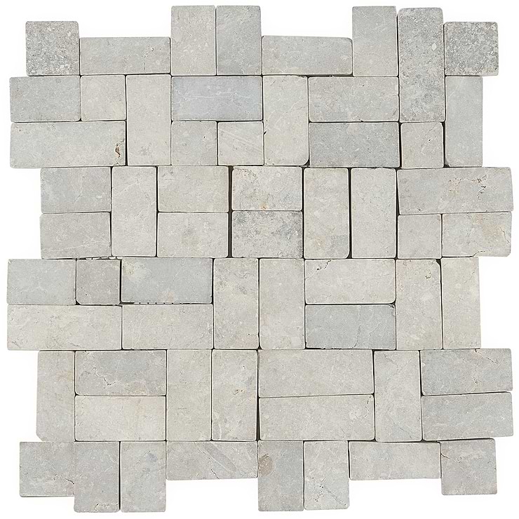 Nature Gray Antique Pebble Mosaic 