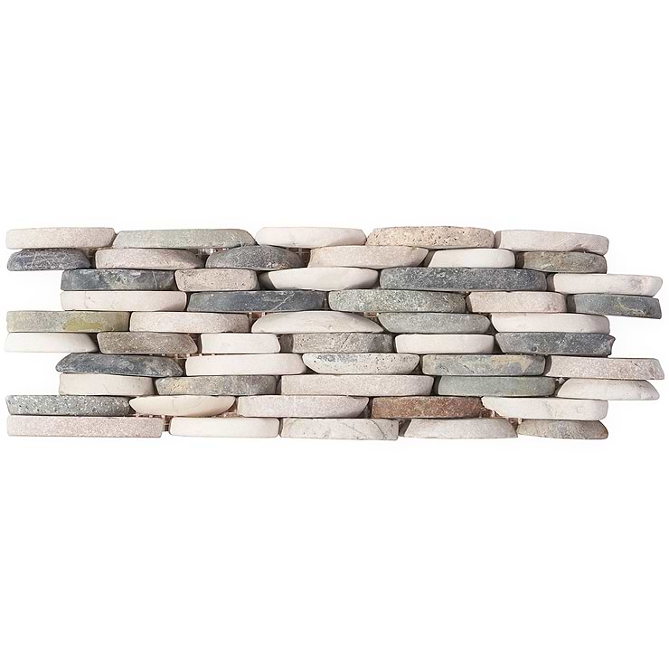 Nature Raja Ampat Stacked Pebble Mosaic