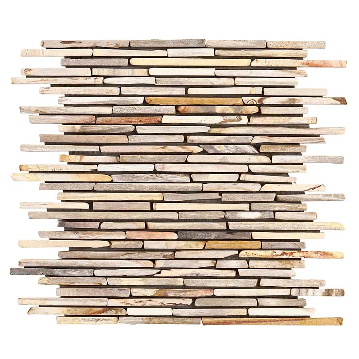 Fossil Cracked Joint Petrified Stone Mosaic