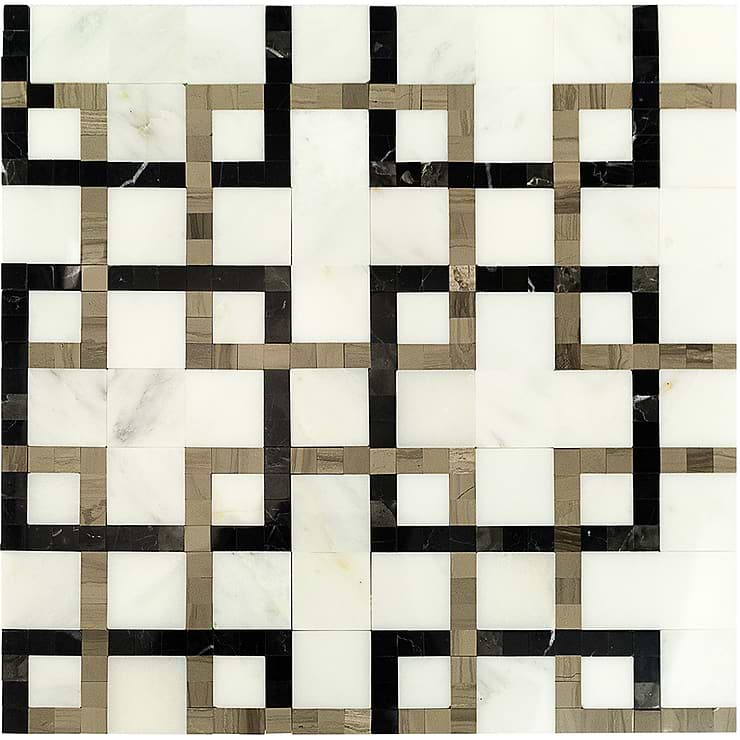 Labyrinth Marble Tile