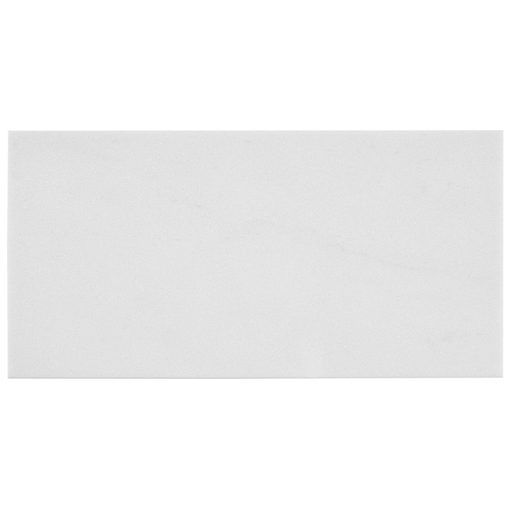 White Thassos 12x24 Polished Marble Tile