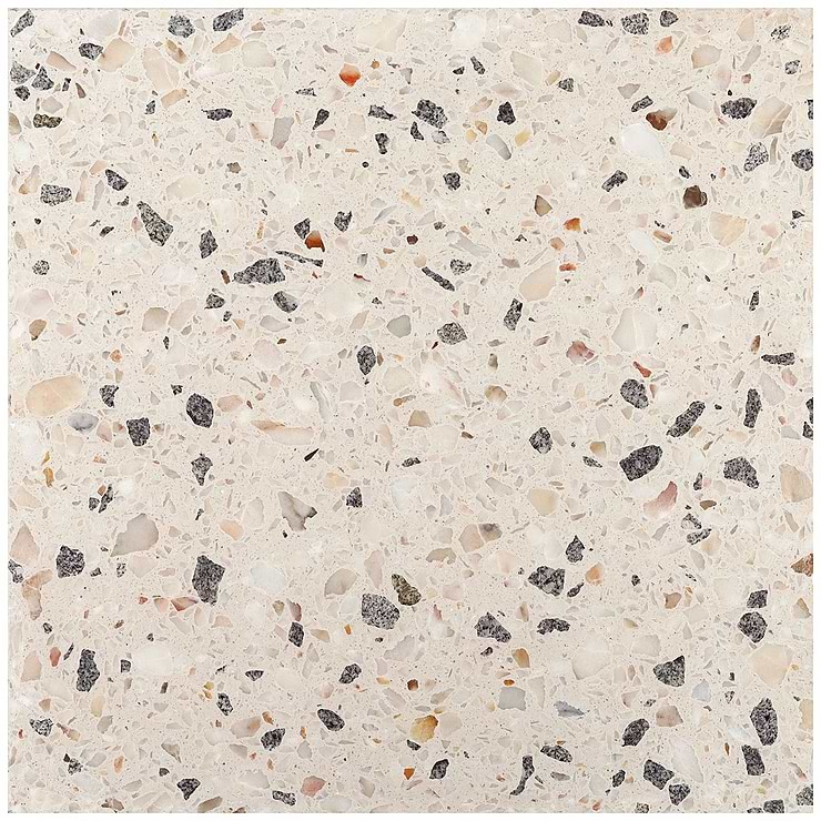 True Terrazzo Sonora Beige 16x16 Polished Terrazzo Tile