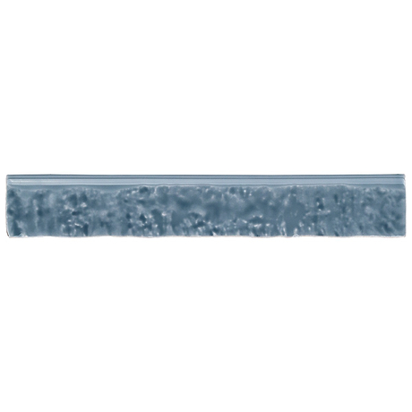 Wabi Sabi River Blue 1.5x9 Glossy Ceramic Bullnose