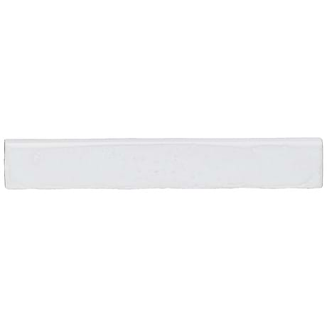 Wabi Sabi Snow White 1.5x9 Matte Ceramic Bullnose