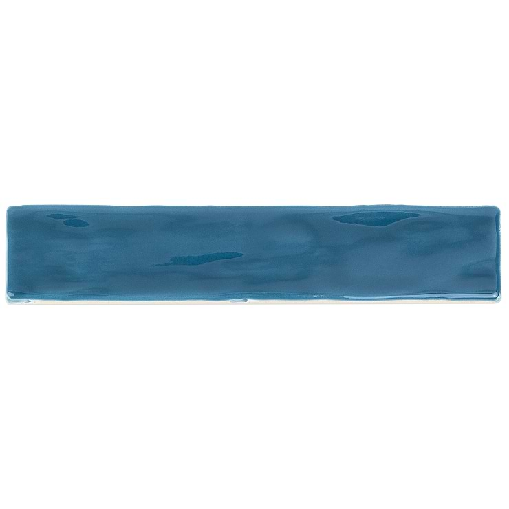 Seaport Atlantic Blue 2x10 Polished Ceramic Subway Wall Tile