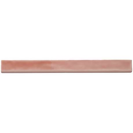 Carolina Coral Pink 2x20 Polished Ceramic Bullnose