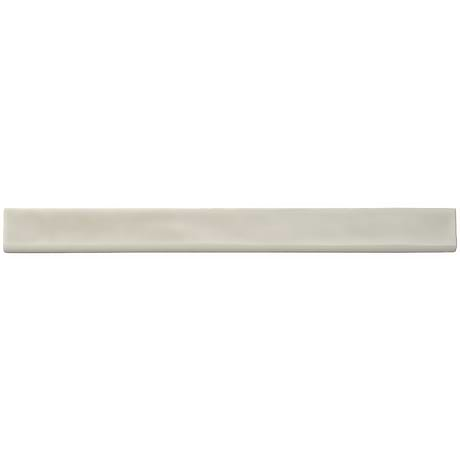 Carolina Fog Gray 2x20 Polished Ceramic Bullnose 