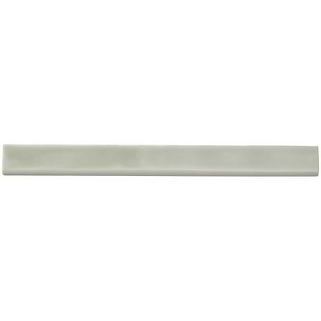 Carolina Moss Gray 2x20 Polished Ceramic Bullnose