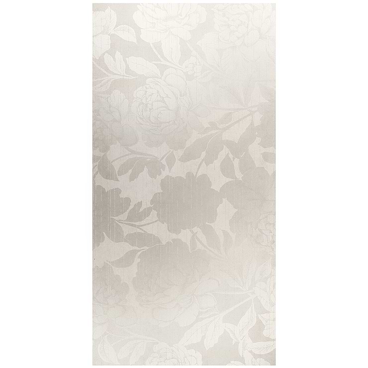Monet Romance 24x48 Artisan Decor Gray Matte Porcelain Tile
