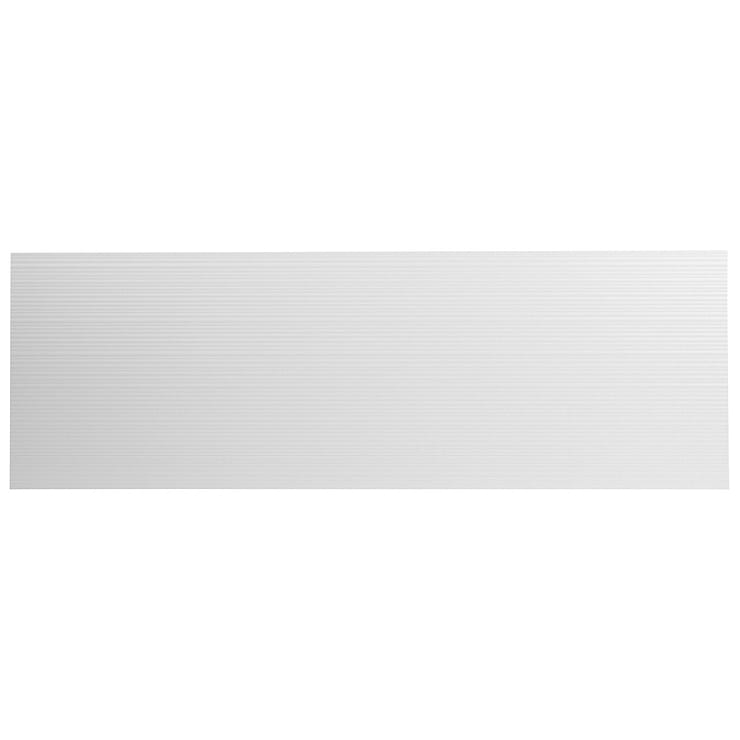 Reverb Linear White 12x36 3D Matte Ceramic Tile