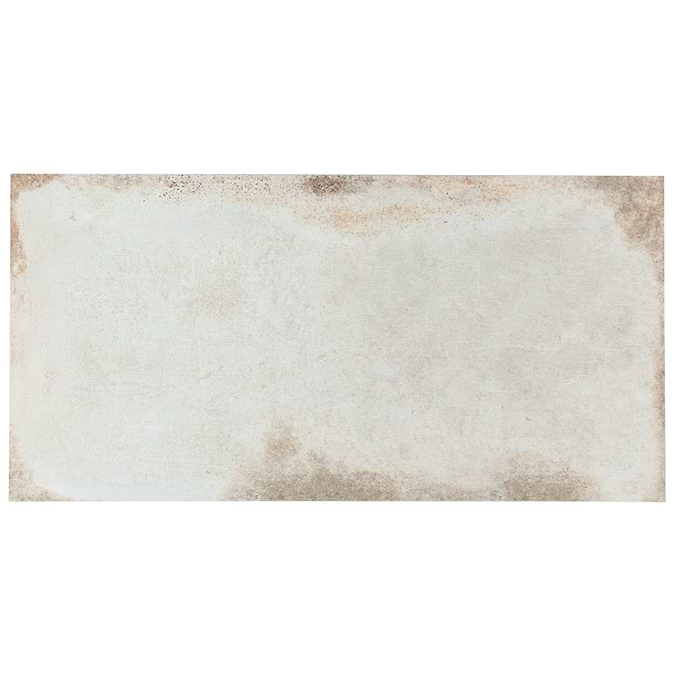 Angela Harris Flatiron White 12x24 Semi-Polished Porcelain Tile