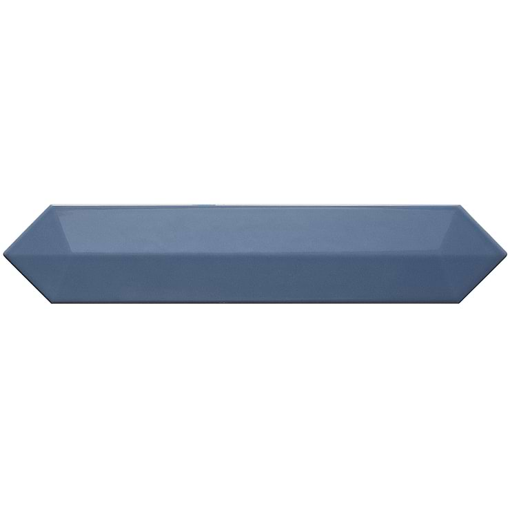 Kent Marine Blue 3x12 Contour 3D Picket Polished Ceramic Wall Tile