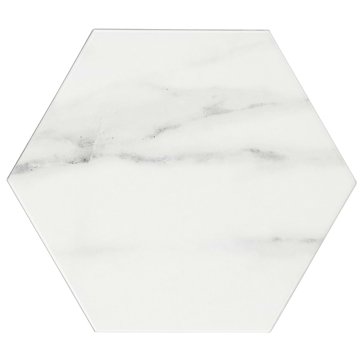 Amalfi Statuario 6” Hexagon Polished Porcelain Tile