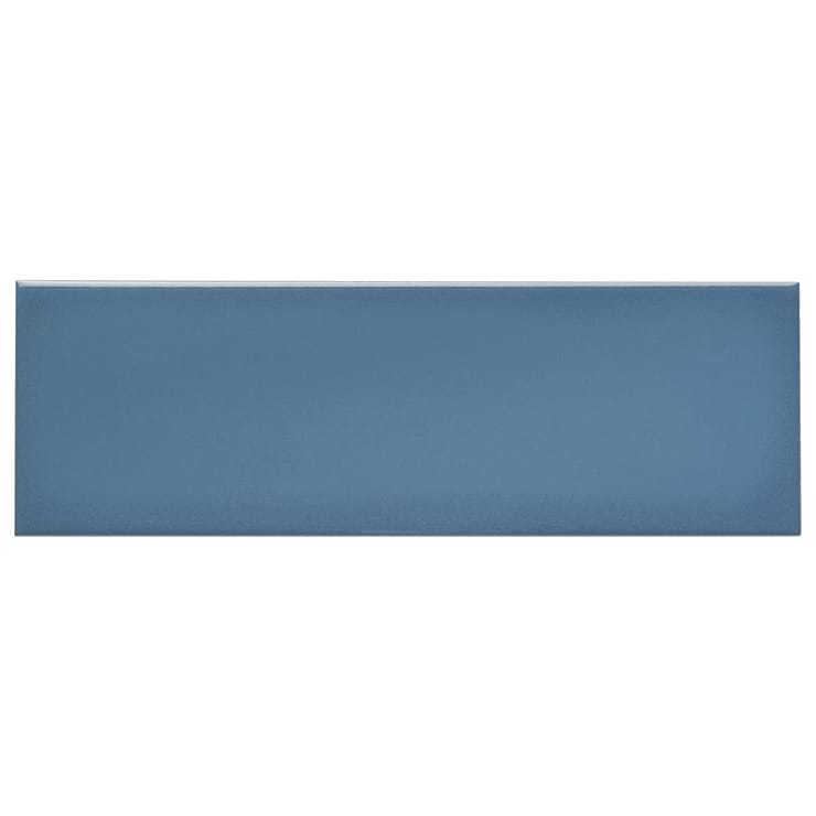 Park Hill Blue 4x12 Polished Porcelain Tile